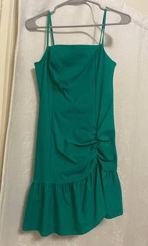 Green Ruffle Dress