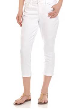 White Skinny Ankle Jeans