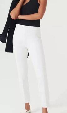 SPANX NWT On-the-Go Ankle Straight Pant White Ultimate Opacity Technology Sz M