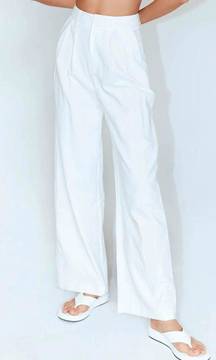 AYLA LINEN PANTS WHITE size 4