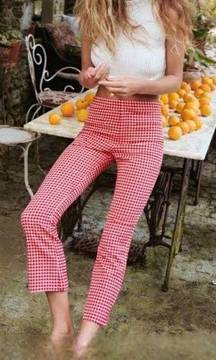 Red Checkered Pants