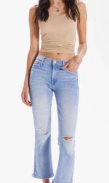 Distressed Outsider Ankle Chew Jeans