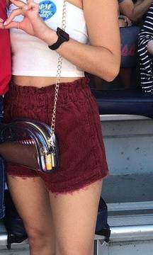 Red Velvet Shorts