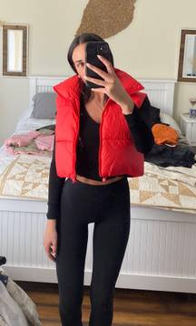 Red Puffer Vest