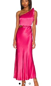 Hot Pink Cut Out Dress