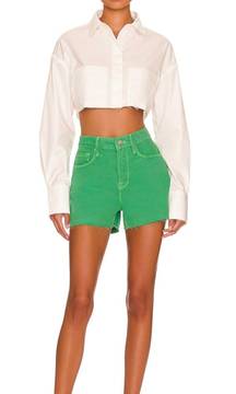 90s Short In Summer Green