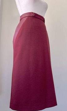 Vintage ‘80s Francine Pret a Porter Pencil Midi Skirt