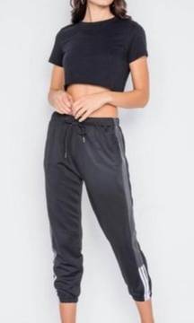 Black Drawstring Joggers