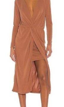 L’ Academie X Revolve The Judy Dress Terracotta NWT S