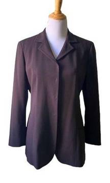 MaxMara Brown Virgin Wool Lightweight Suit Size 10