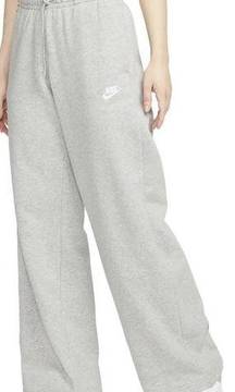 Sportswear Club Fleece Wide Leg High Waisted Jogger Sweatpants Gray NSW L