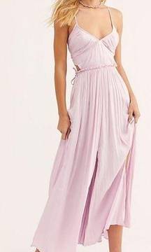 Nwt  need this shiny maxi dress in lilac