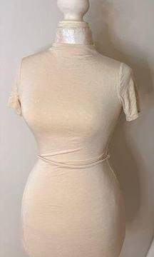 NAKED WARDROBE Body Con Dress Sz S NWOT