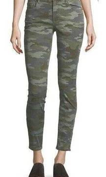 Parker Smith Ava Skinny Straight Camouflage Jeans Stretch Denim Women's 28 NWT