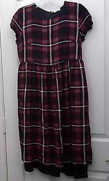 Ladies Stevie hender plaid dress medium