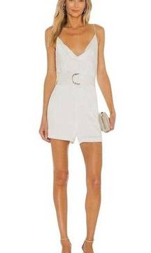 Karina Grimaldi Rochi Solid Romper in White Medium New Womens Shorts outfit