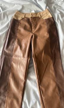 Vegan Leather Pants