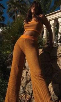 ORANGE KNIT SET