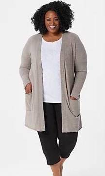 CozyChic Ultra Lite Cardigan in Oyster