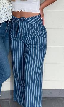 Stripe Flowy Pants