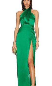 Amanda Uprichard XRevolve Mezcal Gown in Dark Green
Amanda Uprichard