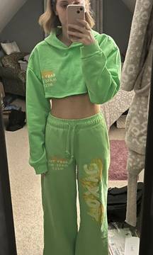 Green Sweat Set