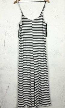 NSR Ribber Striped Wide Leg Edna Comfy Wide Leg Jumpsuit Size Small