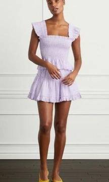 Hill House Lilac Stripe Cottagecore Mermaidcore Linen Mini The Paz Skirt S