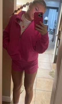 Scuba Half-Zip Pink