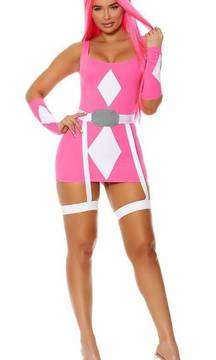 NEW Forplay Sexy Pink Power Ranger Costume Size XS/S