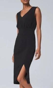 NWT White House Black Market Sleeveless Knit Blouson Sheath Dress Size 8 NEW