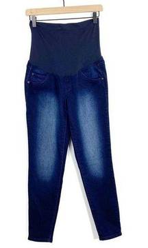 A Glow Over Belly Skinny Maternity Jegging Jeans