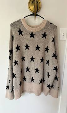 Mock Neck Stars Sweater