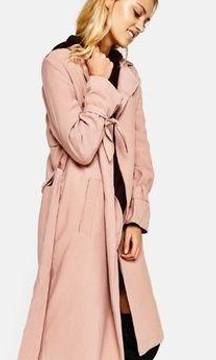 BERSHKA WOMENS trench leggero coat size XS