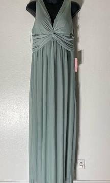 Women’s Birdy Grey sage green bridesmaids dress size large