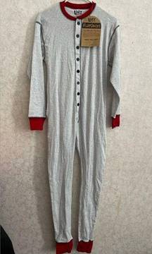 Lazy One adult small long sleeve one piece pajamas