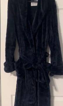 Women’s Nicole Miller robe, navy blue