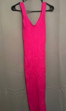 Pink Midi Dress