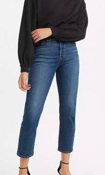 Levi's Premium WEDGIE STRAIGHT FIT WOMEN'S JEANS 28X26 Salsa Charleston Outlased