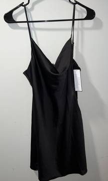 Black Silk Dress