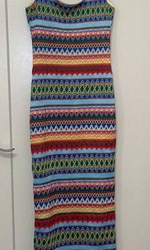 Multicolored Maxi Dress