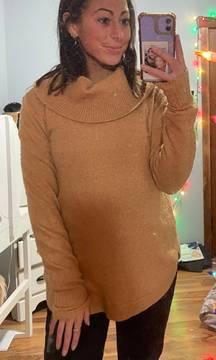 Tan Turtle Neck Sweater