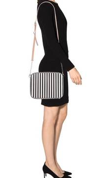 HENRI BENDEL Striped Leather iPad Crossbody Bag