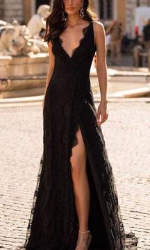 The Label Black Lace Dress