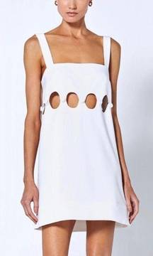 Alexis Baring Cut Out Dress In Blanche White L