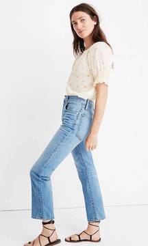 Slim Demi Boot High Rise Button Fly Jeans Banter Light Wash