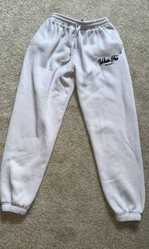 White Fox Sweatpants