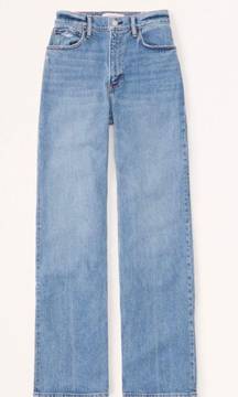 abercrombie and fitch high rise 90s relaxed jeans