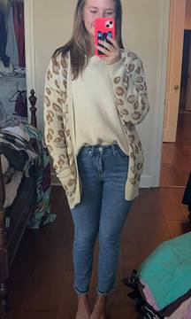 Cheetah Print Cardigan 