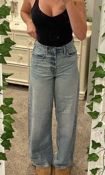 NYOT-  High Rise Baggy Wide Leg Jeans Size 0